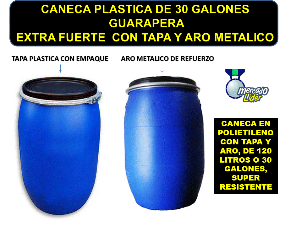 caneca-de-30-galones-guarapera-1 caneca de 30 galones con tapa y aro