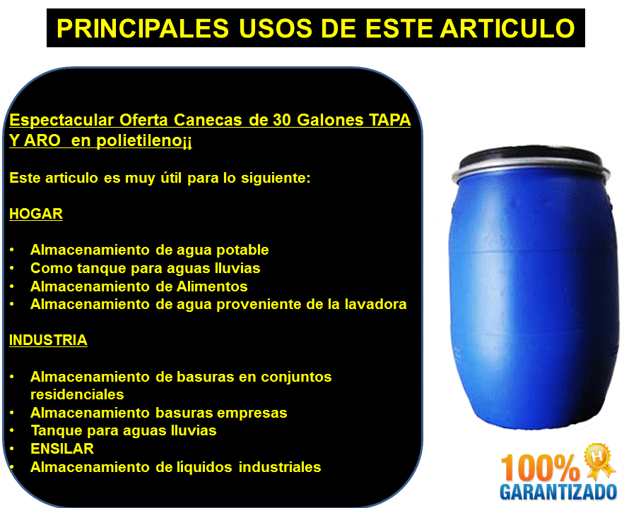 caneca-de-30-galones-guarapera-2 caneca de 30 galones con tapa y aro