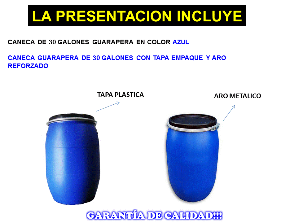 caneca-de-30-galones-guarapera-4 caneca de 30 galones con tapa y aro