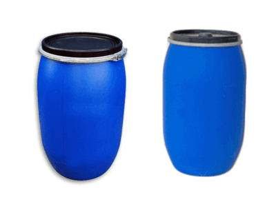 caneca de 30 galones con tapa y aro - Imagen 2