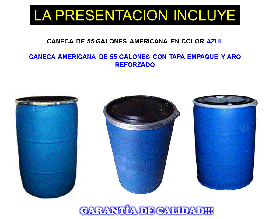 caneca-de-55-galones-tapa-y-aro-metalico-4 caneca plástica Americana de 55 galones con tapa y aro