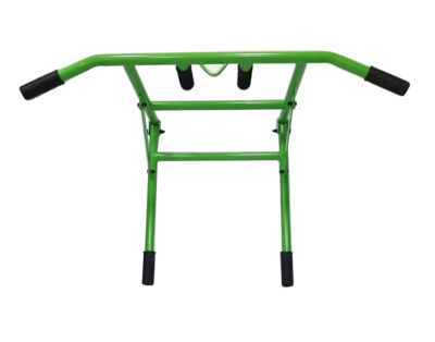 Barra para dominadas y fondos en color verde - Imagen 2