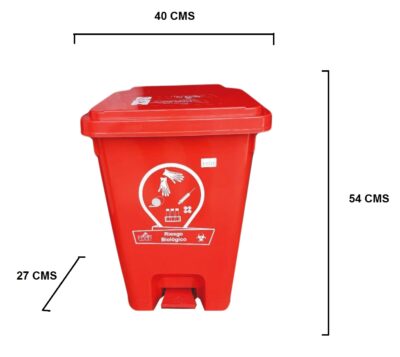 Punto ecologico de 2 puestos de 35 litros tapapedal - Imagen 3