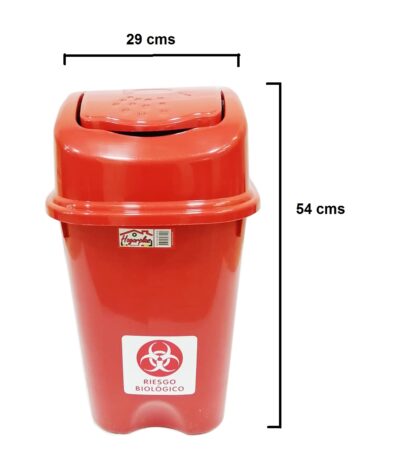 Punto ecológico de 30 litros de 4 puestos caneca Vaivén - Imagen 7