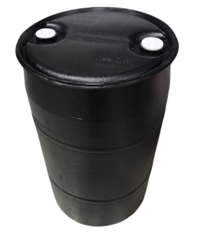 Caneca plástica de 55 galones tipo americana sellada o destapada