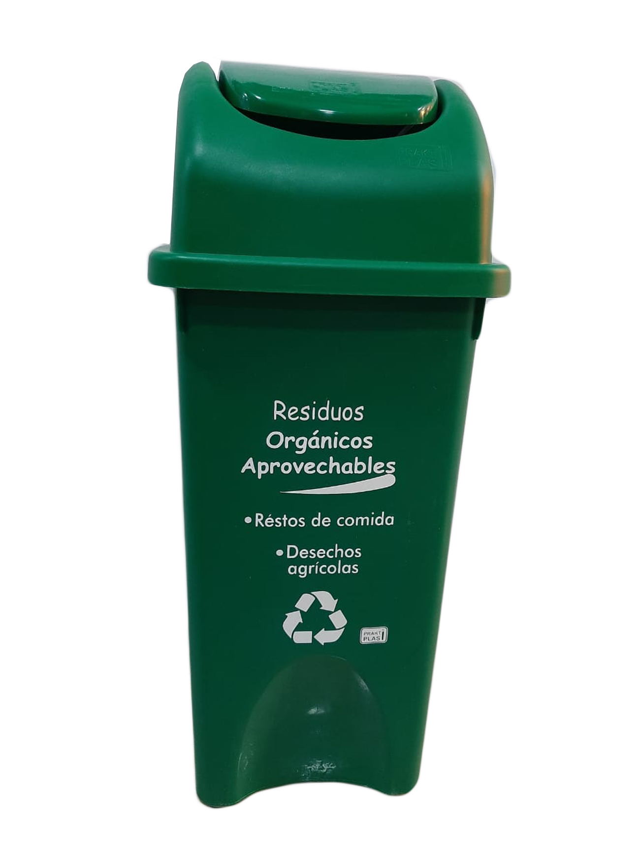 Punto ecológico de cuatro puestos 35 Litros estructura metálica caneca vaivén - Imagen 5