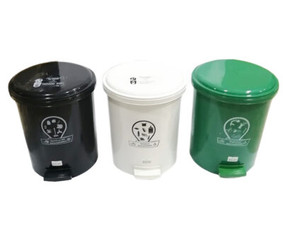 Punto ecológico de 13 litros caneca de pedal redonda de tres puestos nueva norma - Imagen 2