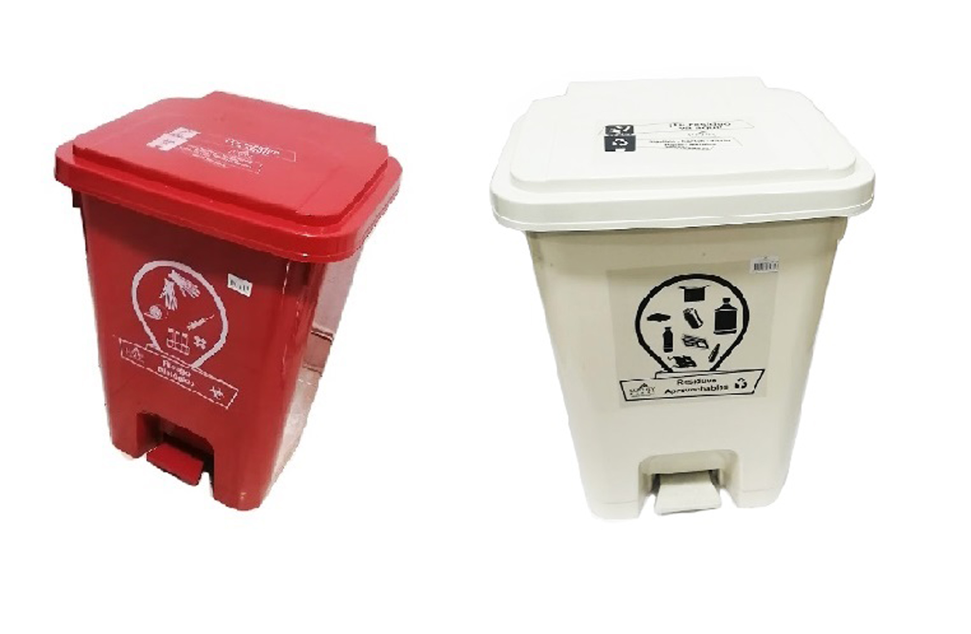 Comprar papelera a pedal 45 L. ♻️ Papeleras de reciclaje