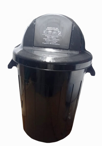 Punto ecológico de 120 litros tres puestos caneca cúpula - Imagen 9