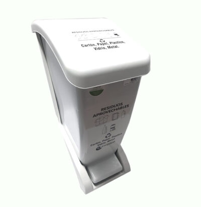Papelera punto ecológico de 30 litros tapa de pedal - Imagen 8