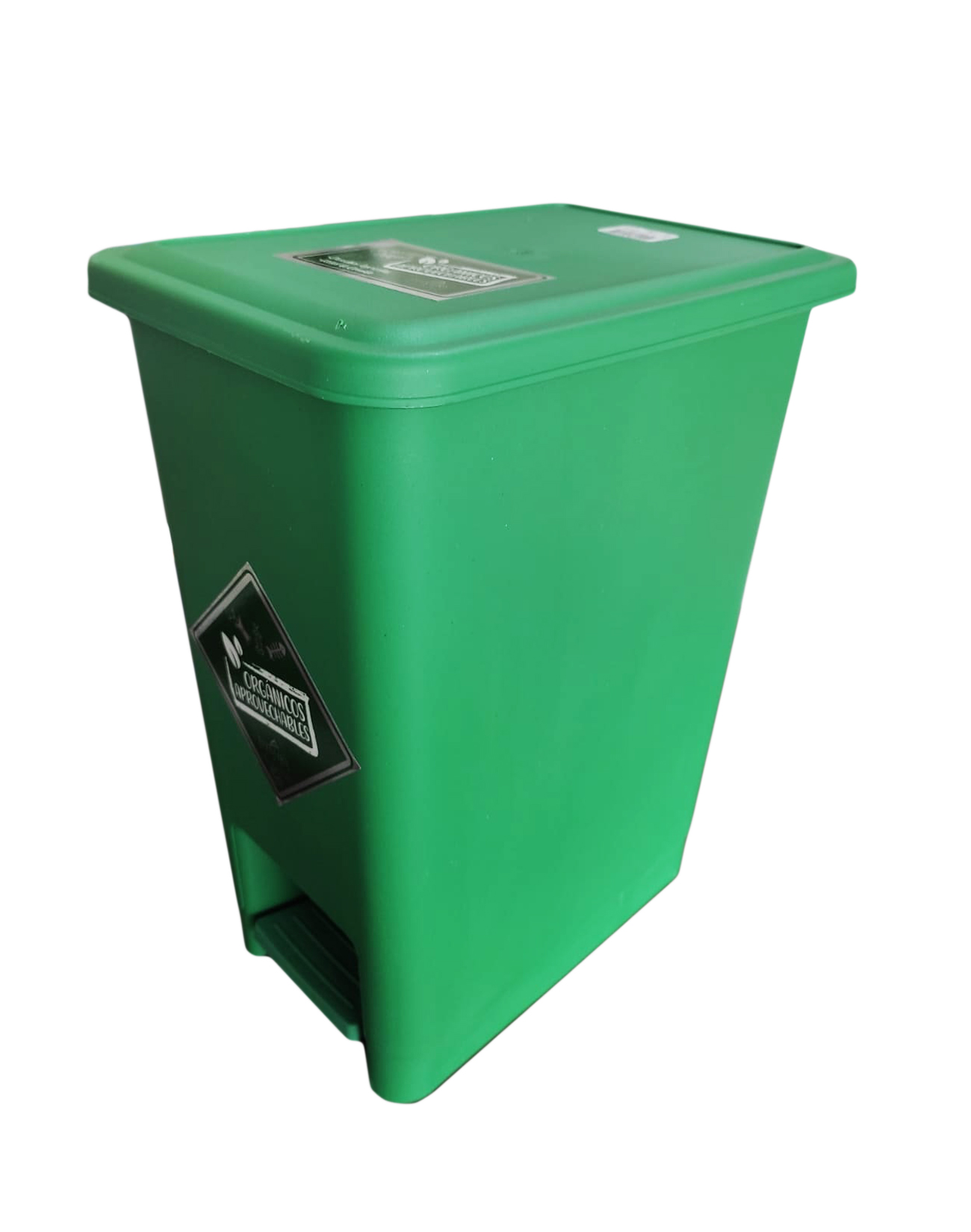 Papelera plástica 12 litros pedal con sujetador de bolsa - Imagen 15