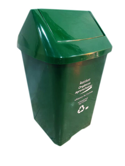 Punto ecológico de 21 litros tres puestos nueva norma caneca vaivén - Imagen 4