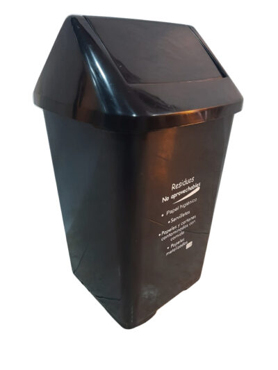Punto ecológico de 21 litros tres puestos nueva norma caneca vaivén - Imagen 5