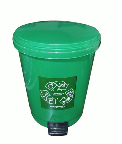 Punto ecológico de 10 litros caneca de pedal de tres puestos nueva norma - Imagen 5