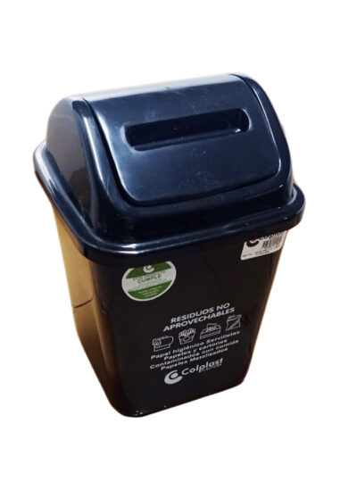 Punto ecológico de 10 litros de tres puestos caneca vaivén - Imagen 3