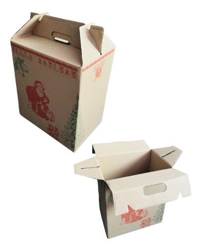 Caja de cartón Navideña con base troquelada - Imagen 3