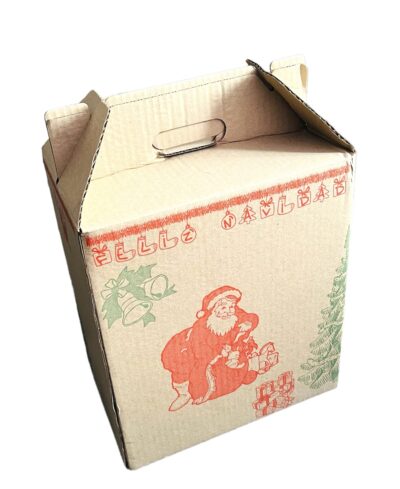 Caja de cartón Navideña con base troquelada - Imagen 2