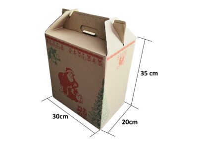 Caja de cartón Navideña con base troquelada - Imagen 4