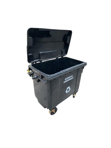 contenedor-660-negro-4-450x600 Contenedores plásticos industriales