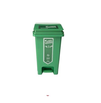 Punto ecológico de 20 litros caneca de pedal de tres puestos nueva norma - Imagen 10