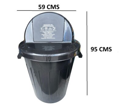 CANECA COLPLAST DE 120 LITROS TAPA CÚPULA VAIVEN - Imagen 7