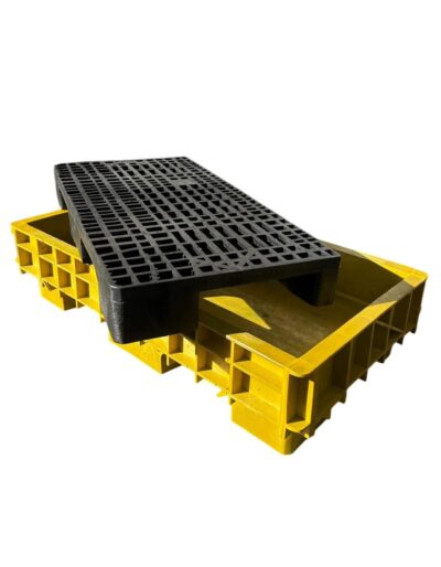 Estiba Plastica ANTIDERRAME DE 90 LITROS 129cm X 69cm X 31cm - Imagen 5
