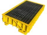 Estiba Plastica ANTIDERRAME DE 90 LITROS 129cm X 69cm X 31cm