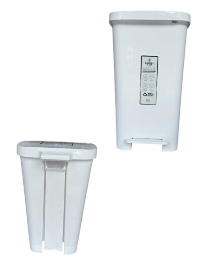 PAPELERA RECTANGULAR  DE 45 LITROS  PEDAL - Imagen 2