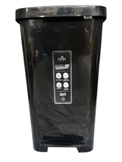 PAPELERA RECTANGULAR  DE 45 LITROS  PEDAL - Imagen 6