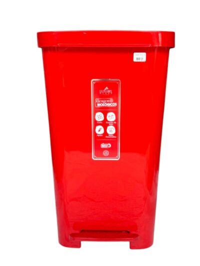 PAPELERA RECTANGULAR  DE 45 LITROS  PEDAL - Imagen 14