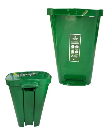 PAPELERA RECTANGULAR  DE 45 LITROS  PEDAL - Imagen 9