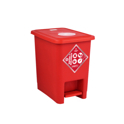 Papelera de 8 litros de pedal nueva norma - Imagen 4